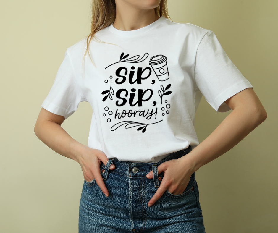 Sip Sip Hooray - Oversized T-Shirt